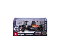 Burago Maqueta coche Fórmula 1 2023 Max Verstappen, Oracle Red Bull Racing RB19, Escala 1/24, Incluye figura piloto, Maquetas coches, Miniatura de colección, F1, Burago, +14 años (78061)