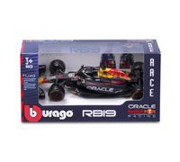 Bburago - Red Bull Racing RB19 MAX Verstappen #1 2023 - Maqueta Realista de Coche a Escala 1:43, conducido por MAX Verstappen, Licencia Oficial Red Bull, Edad Recomendada 3+ años