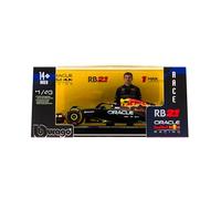 Bburago - Red Bull Racing RB21 2025#1 MAX Verstappen, Coche diecast a Escala 1:43 con Vitrina, réplica Oficial F1 Red Bull, Base incluida, Licencia Oficial, Edad Recomendada 14+ años