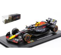 Bburago 1:43 2024 Race Oracle Red Bull RB20 con casco, Verstappen #1