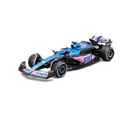 Bburago - Renault Alpine A523 Pierre Gasly #10 2023 - Maqueta Realista de Coche a Escala 1:43, conducido por Pierre Gasly, Licencia Oficial Renault, Edad Recomendada 3+ años