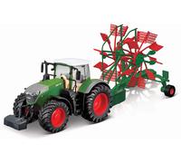 Bburago Tractor Fendt 1050 Vario Con Remolque De Heno 10cm Modelo 18-31665