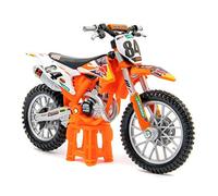 Bburago WRB Cycle-KTM 450 SX-F Factory Edition (2018) Motorbike 1:18, Color Naranja, Medium (May Cheong B18-51081)