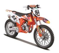 Bburago WRB Cycle-KTM 450 SX-F Factory Edition (2018) Motorbike 1:18, Color Naranja, Medium (May Cheong B18-51081)