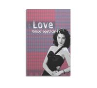 BBVCCL Ava Gardner - Póster decorativo de actor para pared, lienzo e impresión artística moderna para decoración de dormitorio familiar, 50 x 75 cm