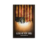 BBVCCL Póster decorativo de la película Gangs of New York, lienzo para pared e impresión artística moderna para dormitorio familiar, 30 x 45 cm