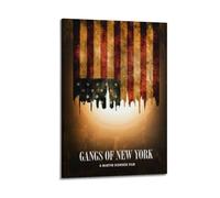 BBVCCL Póster decorativo de la película Gangs of New York, lienzo para pared e impresión artística moderna para dormitorio familiar, 40 x 60 cm