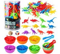 BBWELL Montessori Juguete Educativo,Juguetes para Niños Contar,Juguetes Educativos con Tazas,Juego de Combinación de Color,para Contar,Motricidad Fina,Juguetes Educativos para Niños 2-5 Años