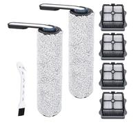 BBWELL Recambios para Tineco Floor One S5/S5 Pro/ S5 Pro 2/S5/ifloor 5 breeze complete,aspiradora completa para líquidos y sólidos Piezas de repuesto(2 cepillos de rodillo+4 filtros HEP 1 cepillo)