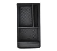 BBWUQIU Bandeja Organizadora Consola Compatible con VW para ID3 ID.3 2020 2021 2022 2023-2025 Caja Almacenamiento Reposabrazos Coche Negra Consola Central Organizador Interior Accesorios