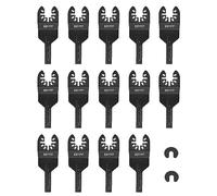 BBYPP 14 Hojas de Sierra Oscilantes, 10mm Herramientas Oscilantes de Liberación Rápida Multiherramienta Sierra para Madera Plástico PVC