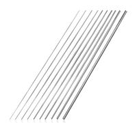 BBYPP 156PCS 40CM Recto Alambre de resorte de acero inoxidable Kit, 13 tamaños Alambre de acero sólido, Diámetro 0,2mm 0,3mm 0,4mm 0,5mm 0,6mm 0,8mm 1mm 1,2mm 1,4mm 1,6mm 1,8mm 2mm 3mm