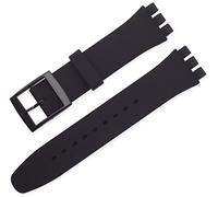 BBZ 12MM Correa de silicona compatible con Swatch Watch strap