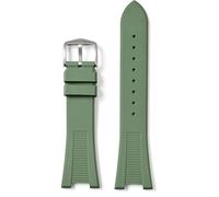 BBZ 12MM Super Player Fluororubber FKM Watch Correas Band Compatible con Citizen AW0130