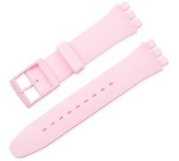 BBZ 16MM Correa de silicona compatible con Swatch Watch strap