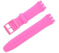 BBZ 17MM Correa de silicona compatible con Swatch Watch strap