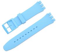 BBZ 17MM Correa de silicona compatible con Swatch Watch strap