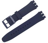 BBZ 19MM Correa de silicona compatible con Swatch Watch strap