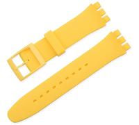 BBZ 19MM Correa de silicona compatible con Swatch Watch strap