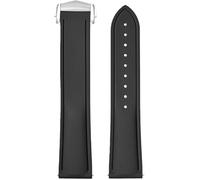 BBZ 20MM 21MM 22MM Quick Release Fluororubber Soft Breathable FKM Rubber Watch Band Universal Replacement Band Correa for Men Women