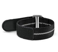 BBZ 20mm 22mm Pinstripe Polyester Nylon Watch Strap Compatible con Replacement Men Women 20mm 22mm