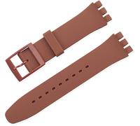 BBZ 20MM Correa de silicona compatible con Swatch Watch strap