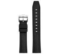 BBZ 20mm Quickfit Fluororubber Correa Compatible con Omega X Swatch Moon Watches Men Women/Galaxy Watch 7 6 5 4 Correa