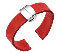 BBZ 20mm Quickfit Fluororubber Correa Compatible con Omega X Swatch Moon Watches Men Women/Galaxy Watch 7 6 5 4 Correa