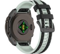 BBZ 26MM Quickfit Silicone Watch Strap Release Strap Compatible con Garmin Fenix 8 51mm/Fenix 7X/Fenix 7X Pro/Fenix 6X/Fenix 6X Pro/Fenix 5X/Fenix 3