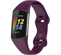BBZ Charge 6 Correa,Charge 5 Correa de reloj de silicona deportiva suave Correa de muñeca Compatible con Fitbit Charge 5 Activity Tracker