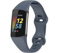 BBZ Charge 6 Correa,Charge 5 Correa de reloj de silicona deportiva suave Correa de muñeca Compatible con Fitbit Charge 5 Activity Tracker