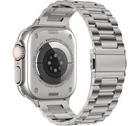 BBZ Compatible con Apple Watch Band 49mm 45mm 44mm 42mm 41mm 40mm 38mm,Cinturón de acero inoxidable comercial Para iWatch Band Series 9, Ultra 2, SE, Ultra Series 8 7 6 5 4 3 2 1 Men & Women