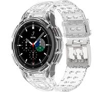 BBZ compatibles con Galaxy Watch 4 Classic [46mm] 2021 Correa,Cubierta Protectora Resistente con Correas