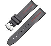BBZ Correa de caucho suave Nueva correa de reloj de silicona compatible con Omega X Swatch Moon Watches Men Women 20mm Curved End Rubber Wrist Band