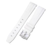 BBZ Correa de Caucho Suave Nueva Correa de Reloj de Silicona Compatible con Omega X Swatch Moon Watches Men Women 20mm Curved End Rubber Wrist Band