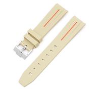 BBZ Correa de caucho suave Nueva correa de reloj de silicona compatible con Omega X Swatch Moon Watches Men Women 20mm Curved End Rubber Wrist Band