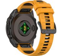 BBZ Correa de liberación rápida de silicona suave de dos tonos de 20 mm, 22 mm, 26 mm, compatible con Quatix8, Tactix8, descenso G2, instinct3, instinct E