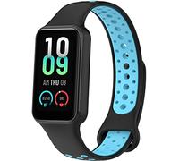 BBZ Correa Deportiva de Silicona Blanda Resistente al Agua Compatible con Amazfit Band 7 Correa
