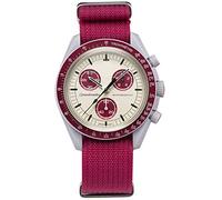 BBZ correa nylon 20mm Compatible con Omega X Swatch Moon Watches Men Women,Vivoactive 3, Forerunner 245/645, Vivomove HR, Galaxy Watch