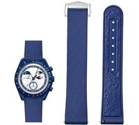 BBZ Correa Reloj Caucho Fluorado 20mm Hebilla Ajustable Liberación Rápida Correa Caucho Flúor Suave Duradera FKM Goma Pulseras Deportiva Correa Repuesto para Hombre Mujer