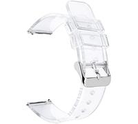 BBZ Correa Transparente Compatible con Samsung Galaxy Watch 3 45mm Strap/Samsung Galaxy Watch 46mm Correa, 22mm Silicone Breathable Sport Replacement Straps for Huawei Watch GT 3 46mm