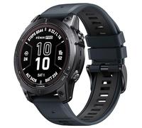 BBZ Fenix 7X Pro/Fenix 7X/Fenix 6X Pro/Fenix 6X/Fenix 5X/Fenix 3 Correa, 26mm Quick Fit Silicone Replacement Band Compatible con Garmin Epix Pro 51mm/TACTIX 7
