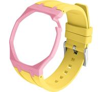 BBZ FKM Rubber Sport Watch Correa and case in Bioceramics Compatible con swatch x audemars piguet royal pop(crown at 2 o’clock)