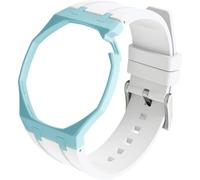 BBZ FKM Rubber Sport Watch Correa and case in Bioceramics Compatible con swatch x audemars piguet royal pop(crown at 2 o’clock)