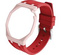 BBZ FKM Rubber Sport Watch Correa and case in Bioceramics Compatible con swatch x audemars piguet royal pop(crown at 2 o’clock)