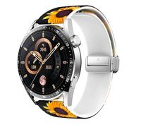 BBZ Galaxy Watch 3 45mm Strap/Galaxy Watch 46mm/Gear S3 Frontier/S3 Classic Correa,22MM quickfit Silicone Watch Bands Compatible con Garmin Venu 2/Forerunner 265/Forerunner 255/Huawei Watch GT2