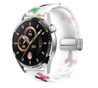 BBZ Galaxy Watch 3 45mm Strap/Galaxy Watch 46mm/Gear S3 Frontier/S3 Classic Correa,22MM quickfit Silicone Watch Bands Compatible con Garmin Venu 2/Forerunner 265/Forerunner 255/Huawei Watch GT2