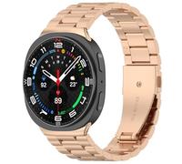 BBZ Galaxy watch 8 Correa,Three-Link Stainless Steel Band Quick Release Strap Compatible con Samsung Galaxy watch Ultra2