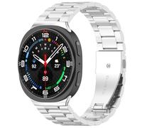 BBZ Galaxy watch 8 Correa,Three-Link Stainless Steel Band Quick Release Strap Compatible con Samsung Galaxy watch Ultra2