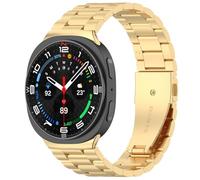BBZ Galaxy watch 8 Correa,Three-Link Stainless Steel Band Quick Release Strap Compatible con Samsung Galaxy watch Ultra2